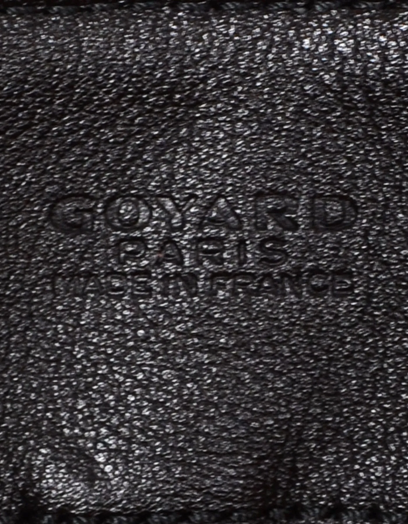 Goyard Black Leather Goyardine Voltaire Tote Bag w Detachable Strap