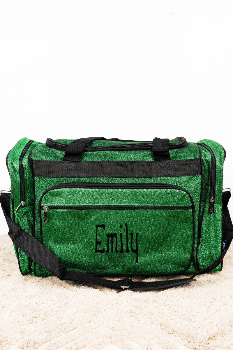 Green Glitz & Glam Duffle Bag 20"