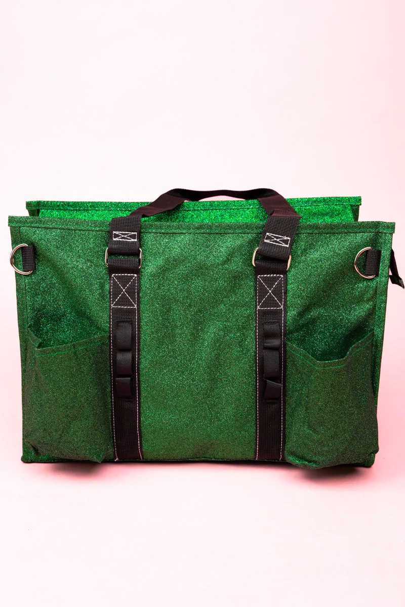 Green Glitz & Glam Get Organized Tote