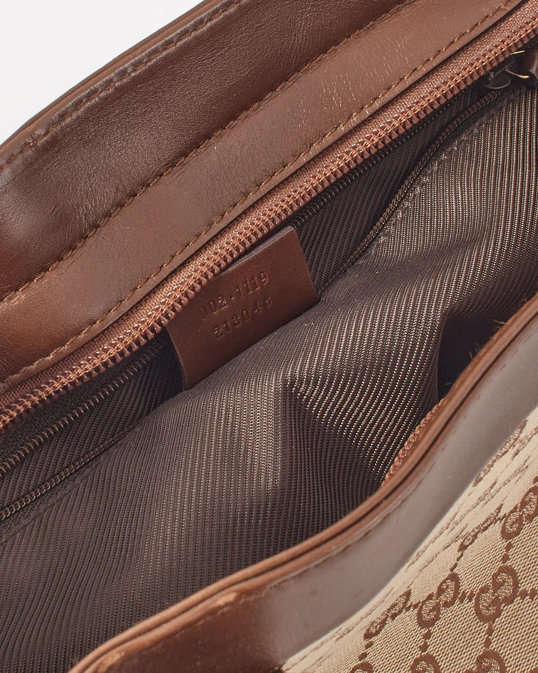 Gucci Brown GG Monogram Canvas Tote