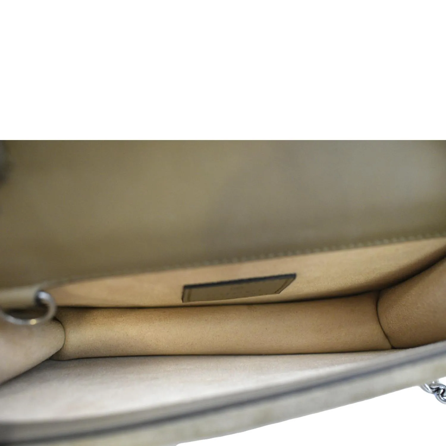 GUCCI Dionysus Super Mini GG Supreme Canvas Crossbody Bag Taupe 476432