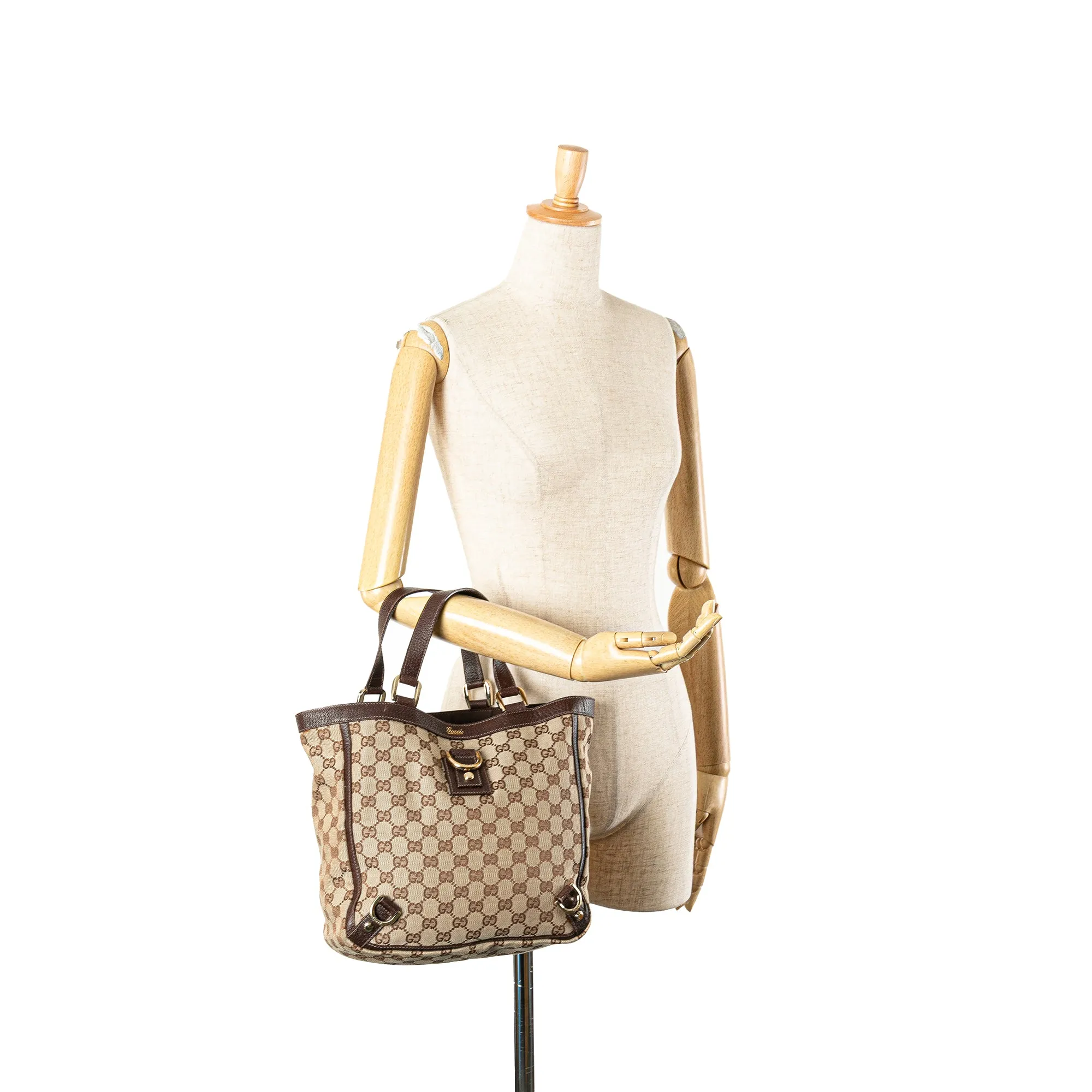 Gucci GG Canvas Abbey D Ring Tote