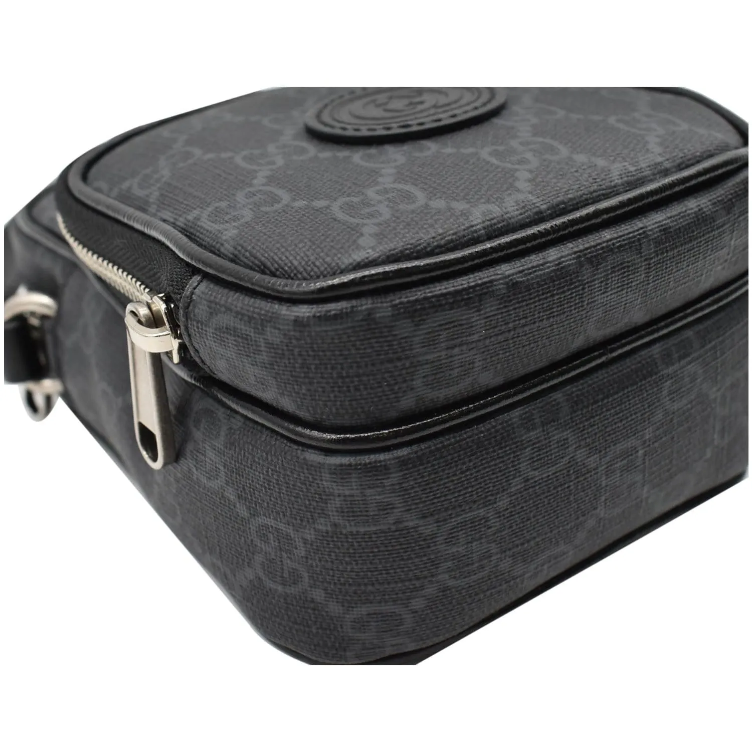 GUCCI Mini Interlocking G Supreme Canvas GG Crossbody Bag 672952 - 25% OFF