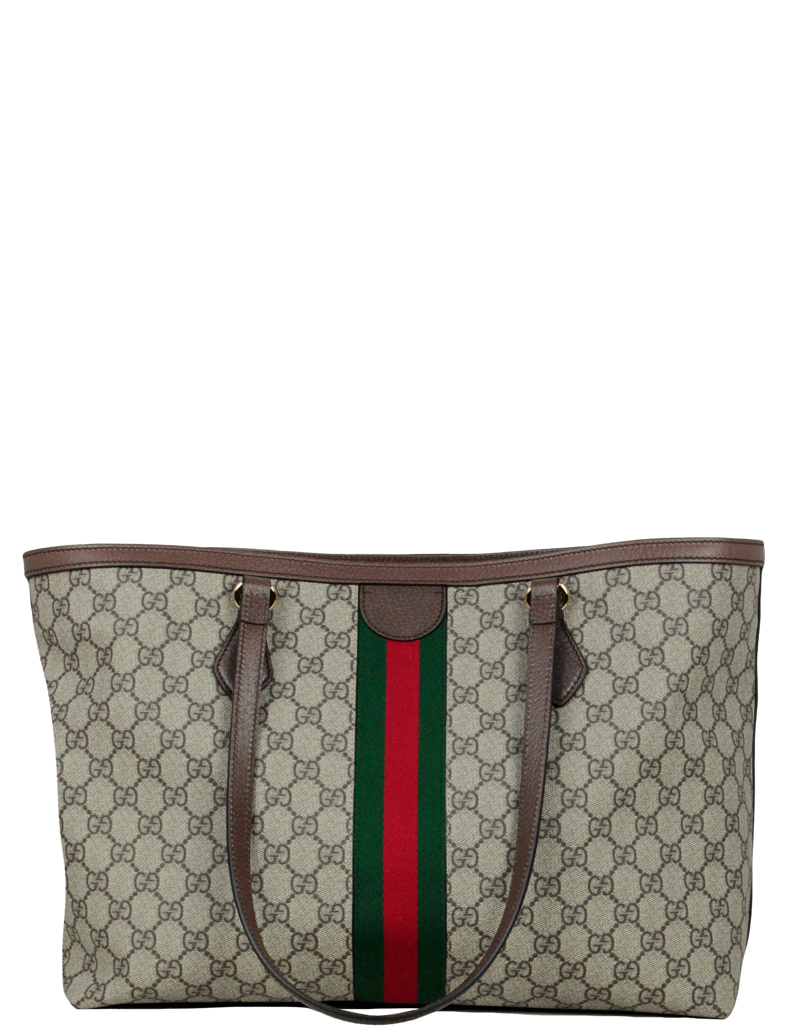 Gucci Monogram Canvas Supreme Ophidia GG Medium Tote Bag