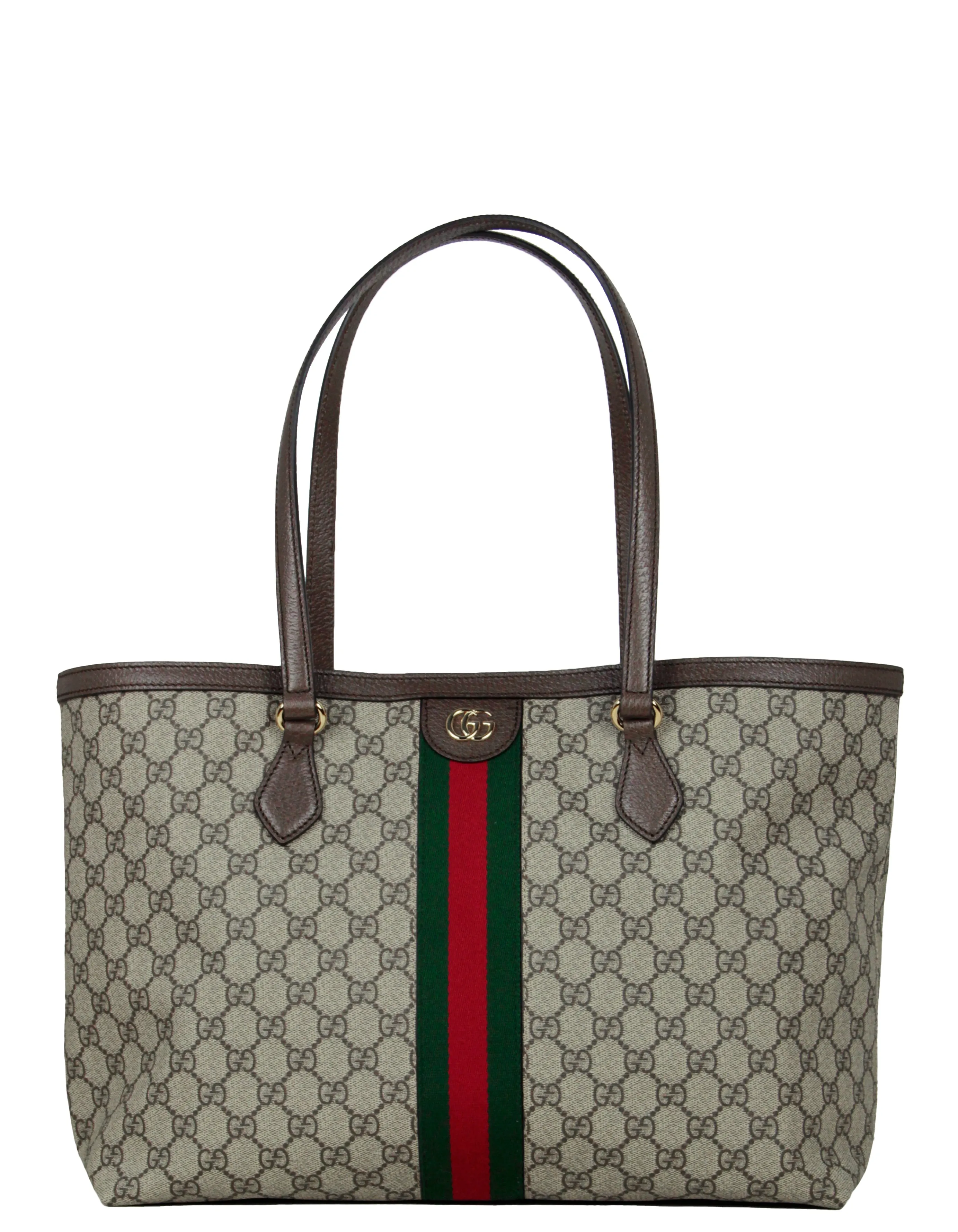Gucci Monogram Canvas Supreme Ophidia GG Medium Tote Bag