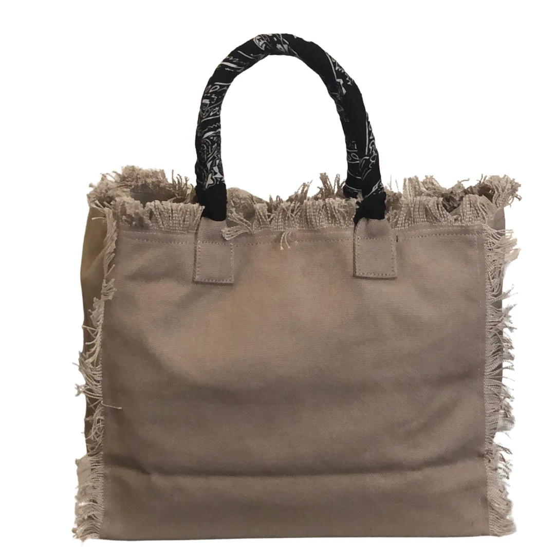 Gym Brat Shoulder Tote - Bandana - Beige