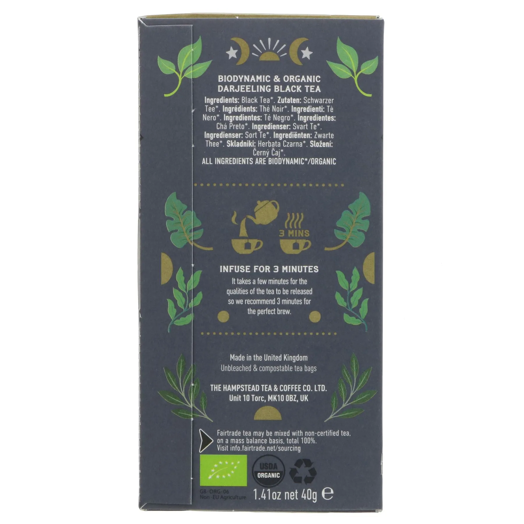 Hampstead Tea | Pure Darjeeling | 20 bags
