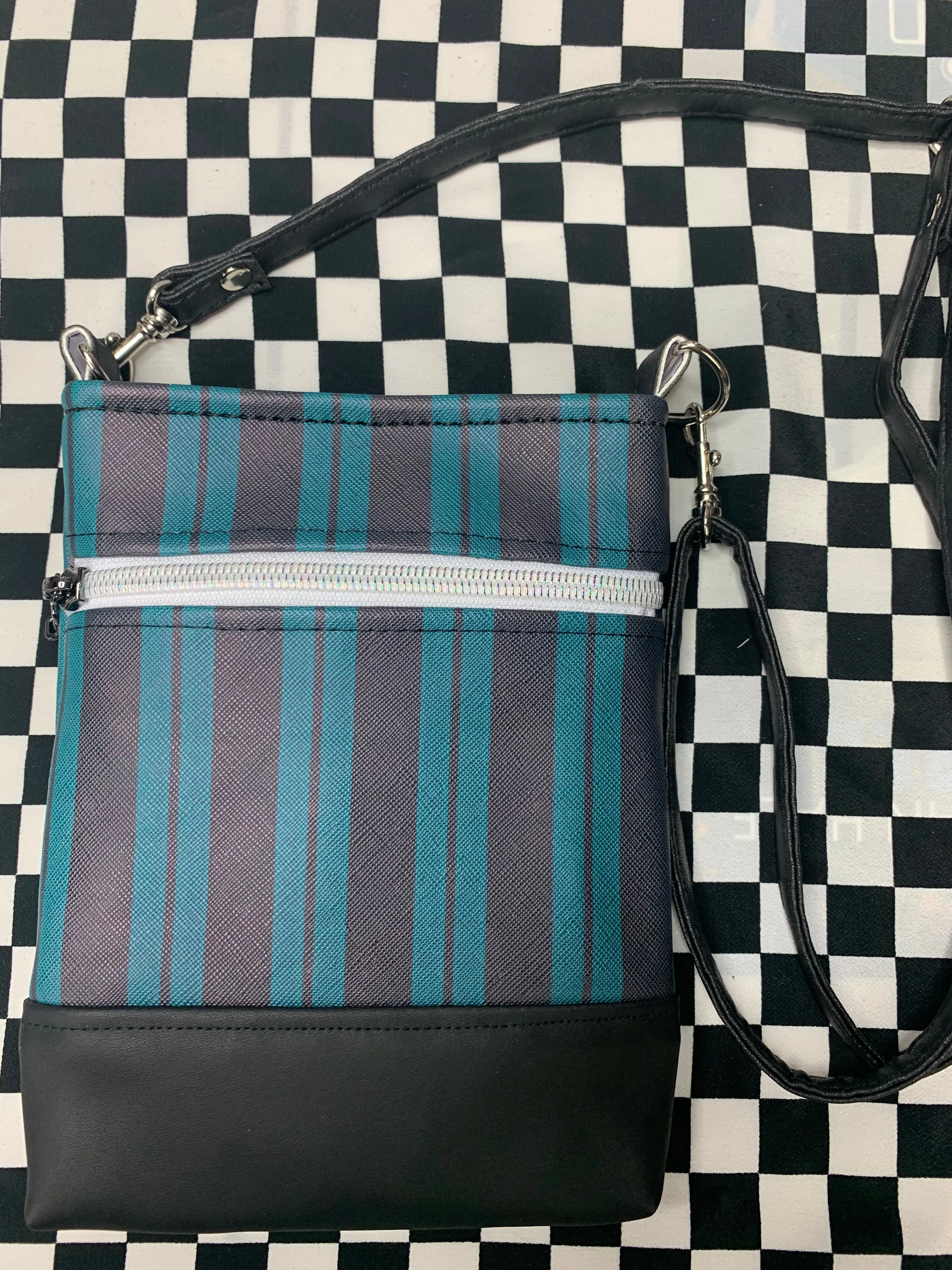 Haunted mansion inspired fan art crossbody bag