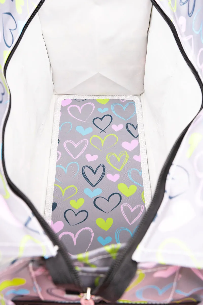 Heart And Soul Utility Tote with Black Trim