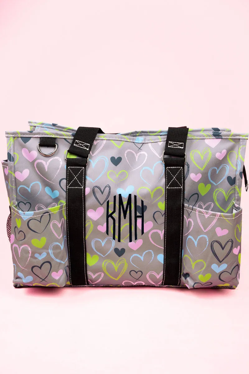Heart And Soul Utility Tote with Black Trim