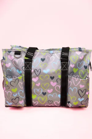 Heart And Soul Utility Tote with Black Trim