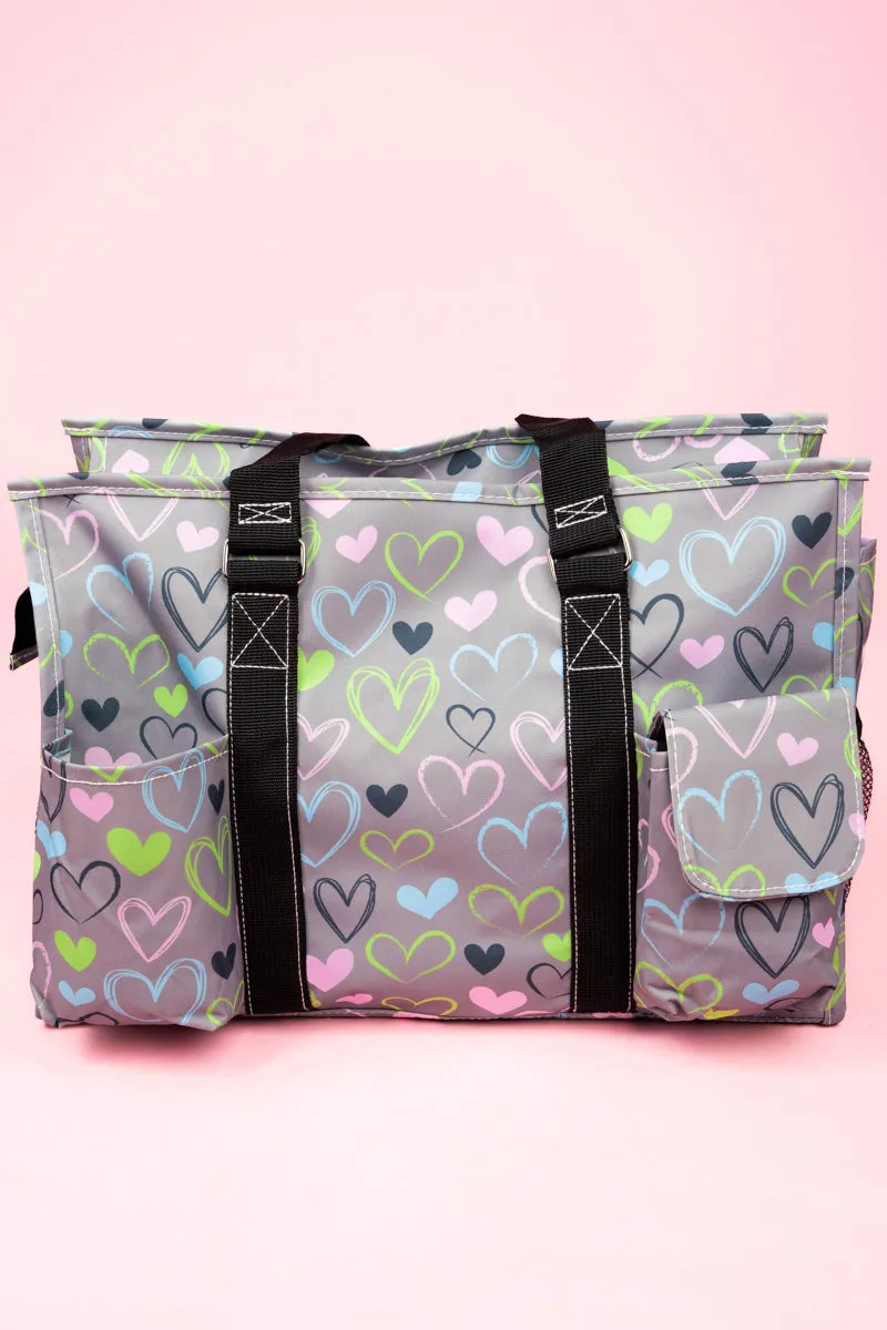 Heart And Soul Utility Tote with Black Trim
