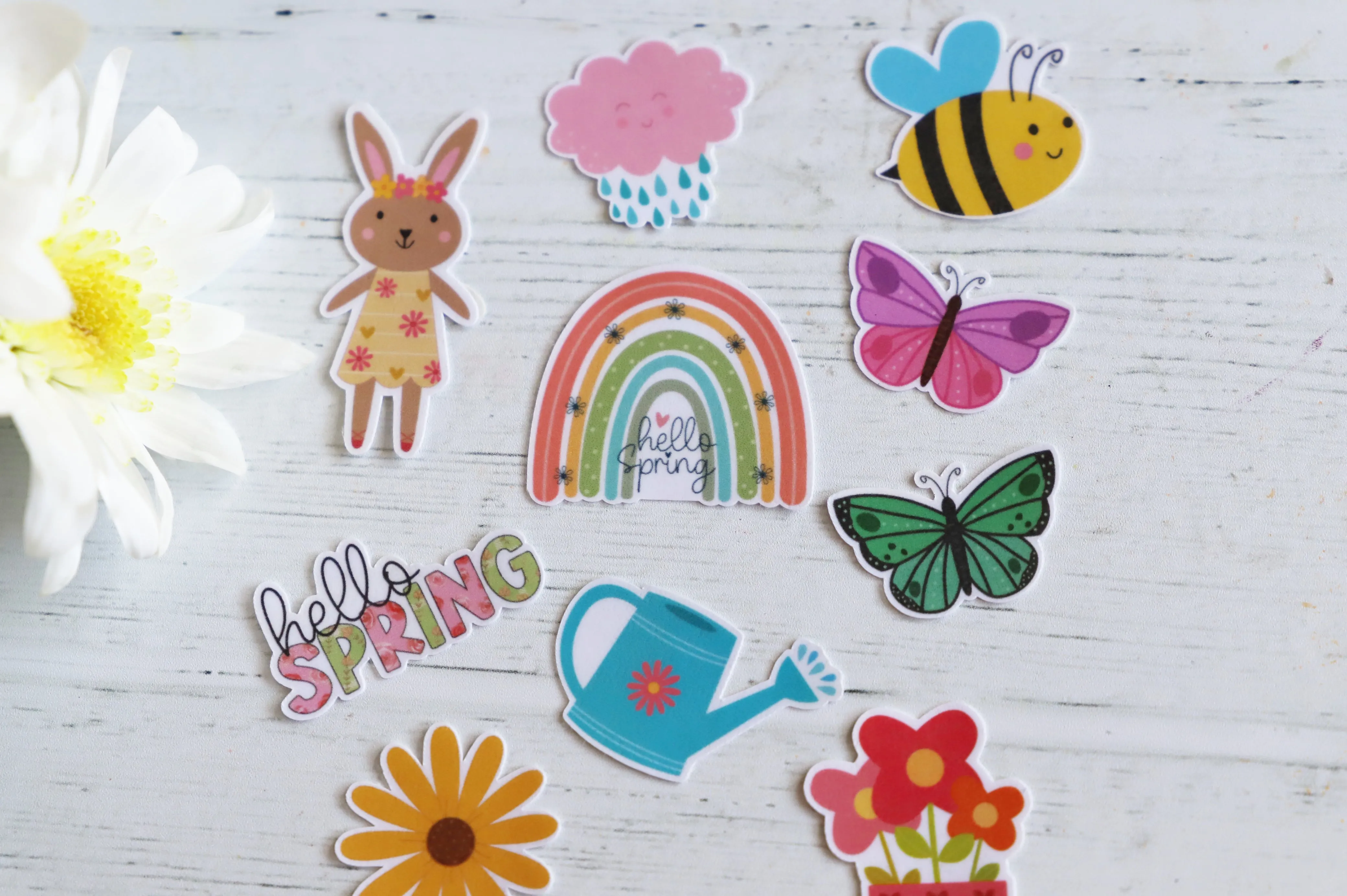 Hello Spring sticker pack | 10pk