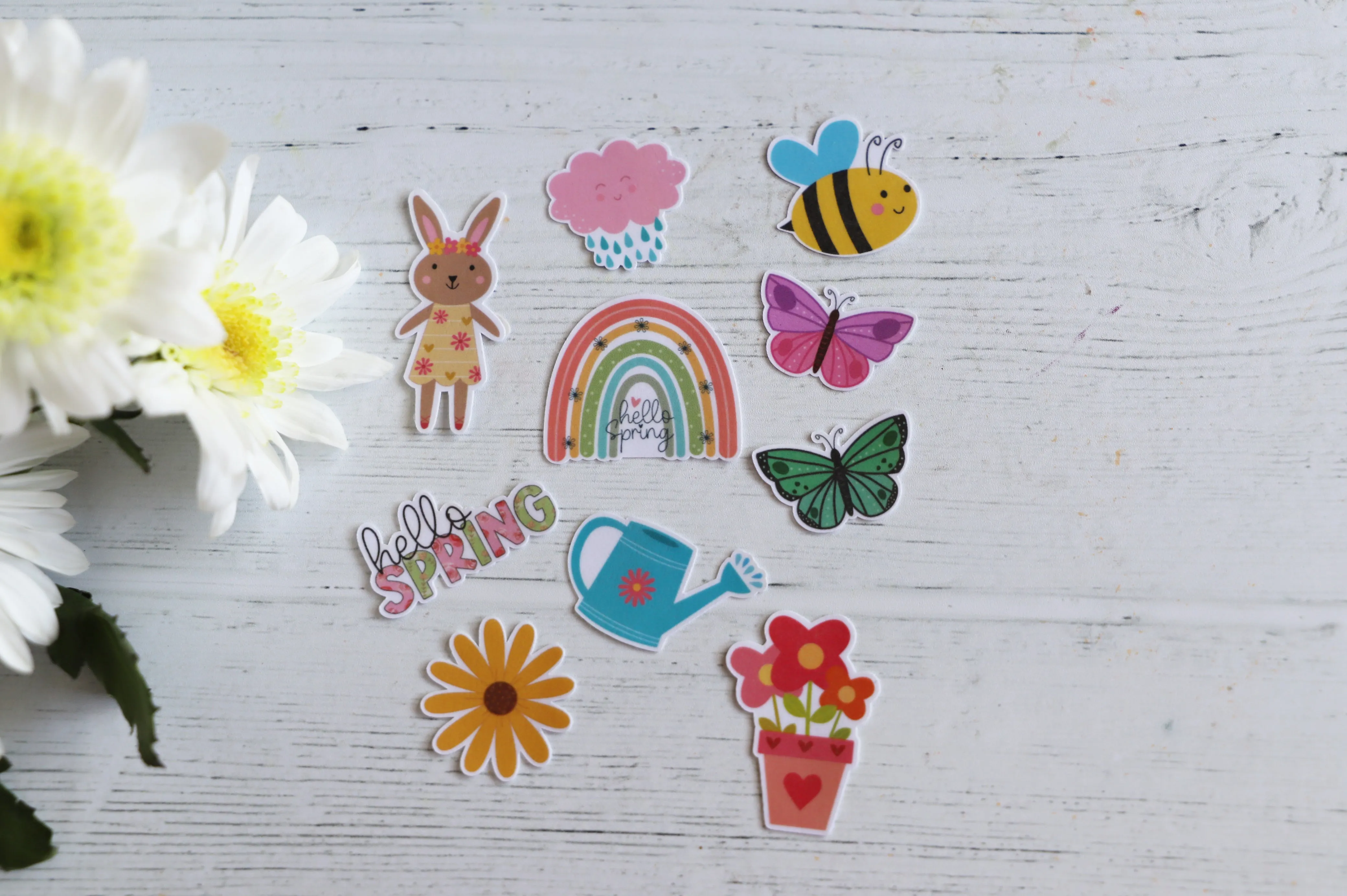 Hello Spring sticker pack | 10pk