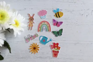 Hello Spring sticker pack | 10pk