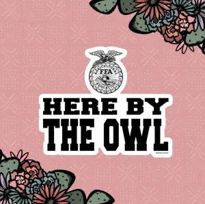 Here By The Owl FFA Sticker