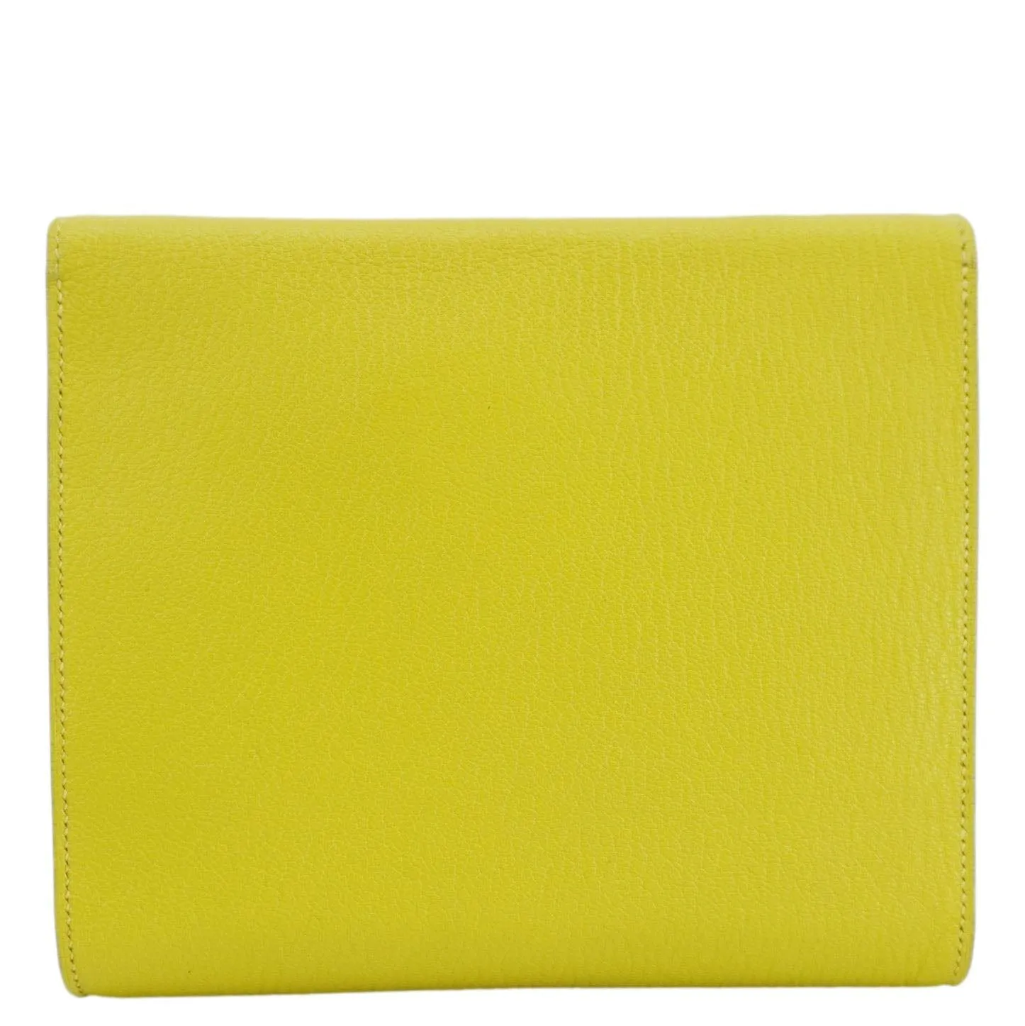 HERMES Clic 16 Epsom Leather Wallet on Strap Crossbody Bag Lime