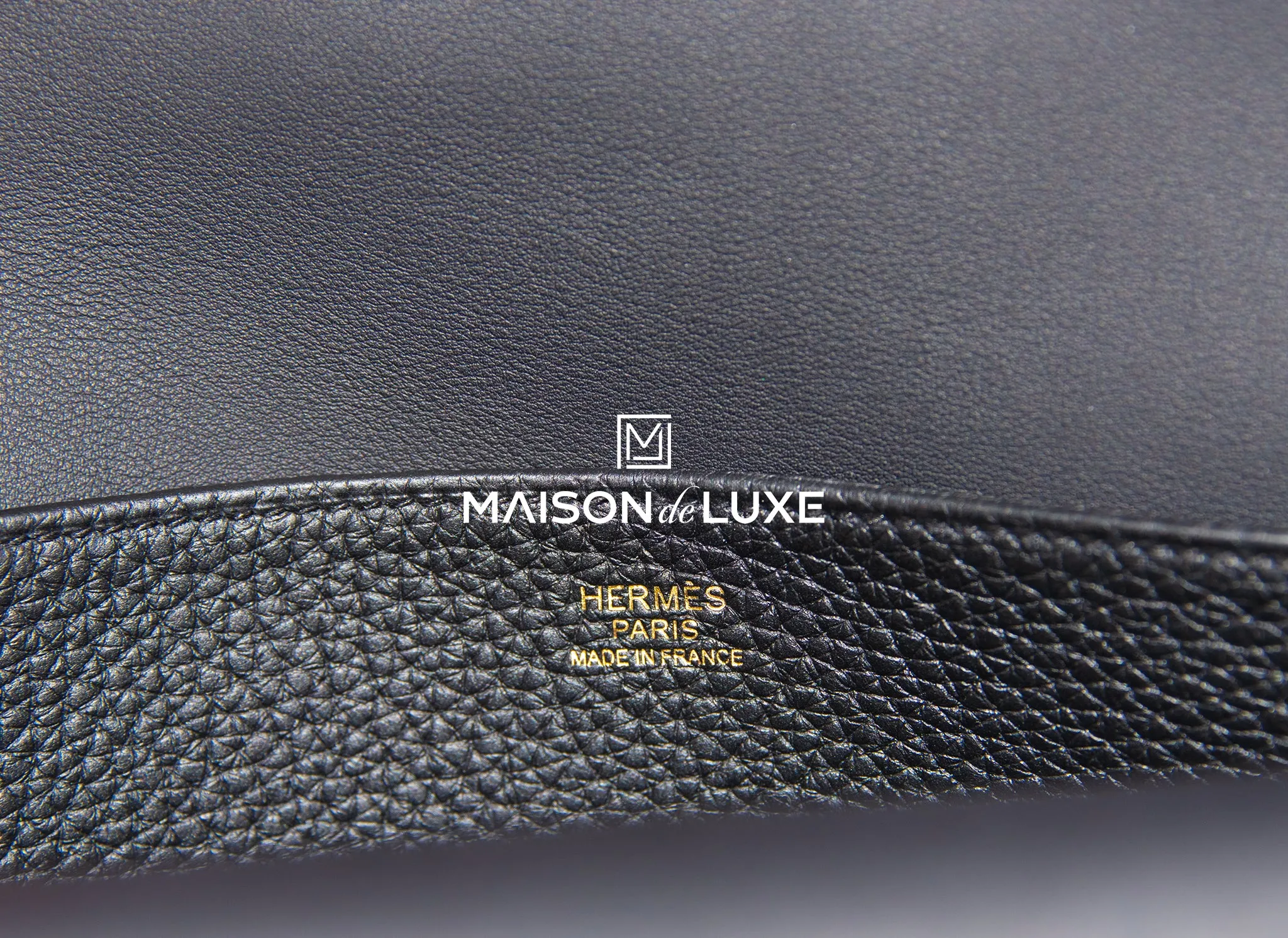 Hermes Halzan 25 Black Clemence