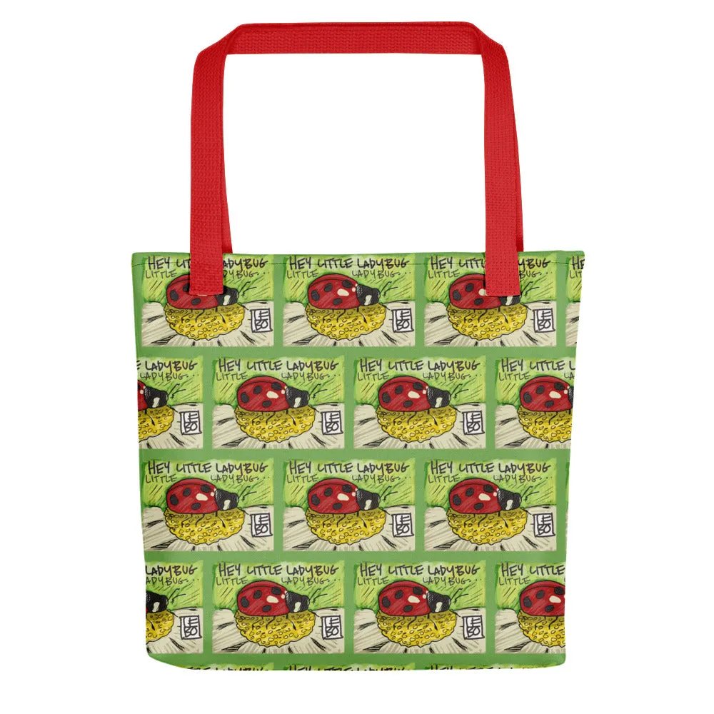 Hey Little Ladybug - Lebo Tote bag