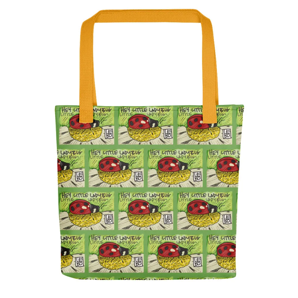 Hey Little Ladybug - Lebo Tote bag