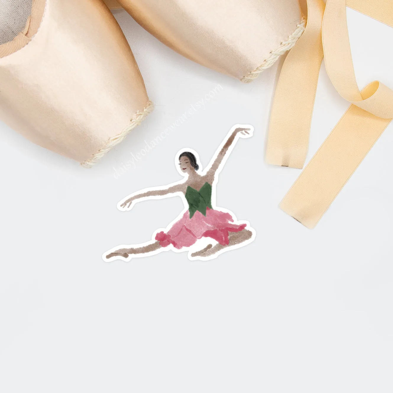 Hibiscus Ballerina Sticker