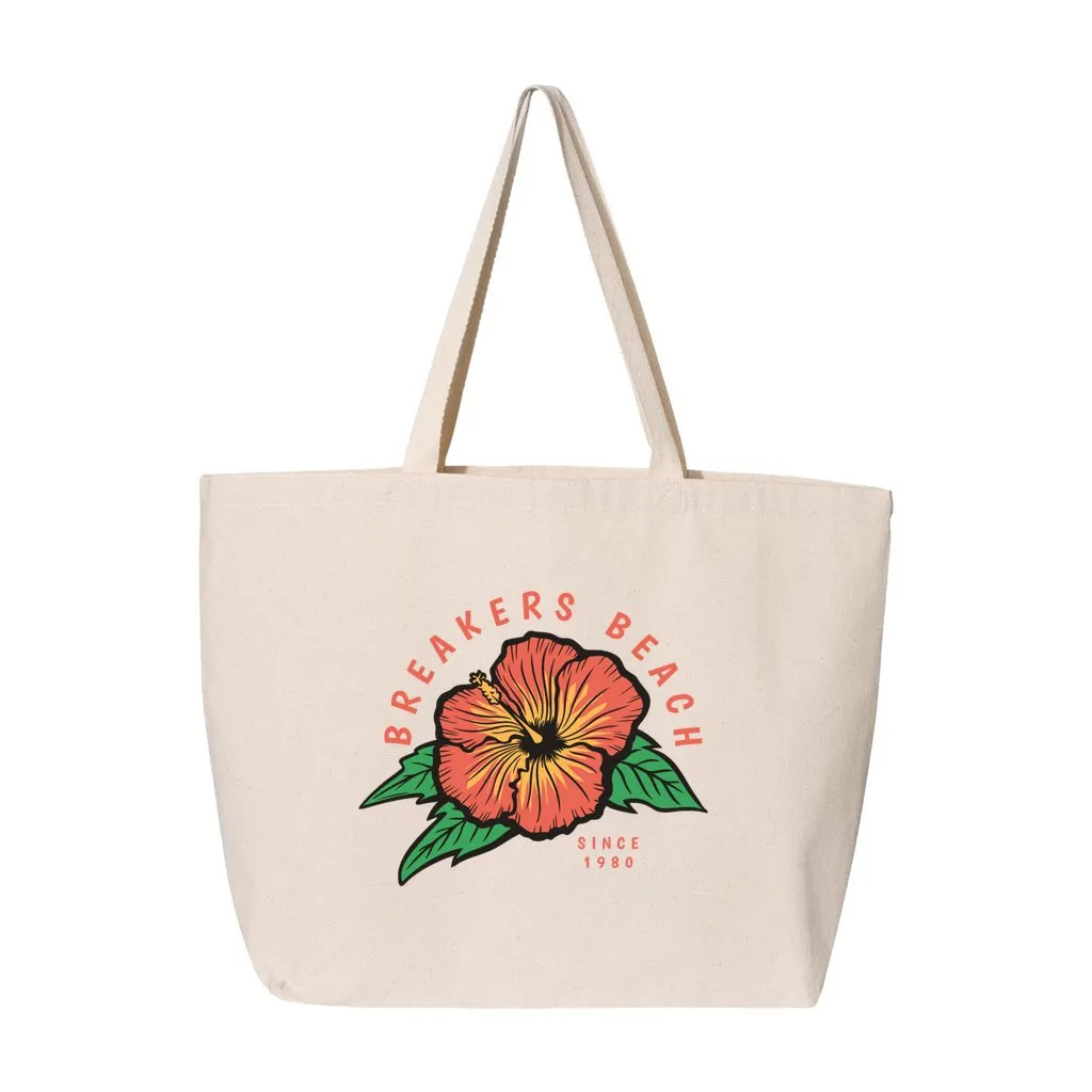 Hibiscus - Jumbo Tote