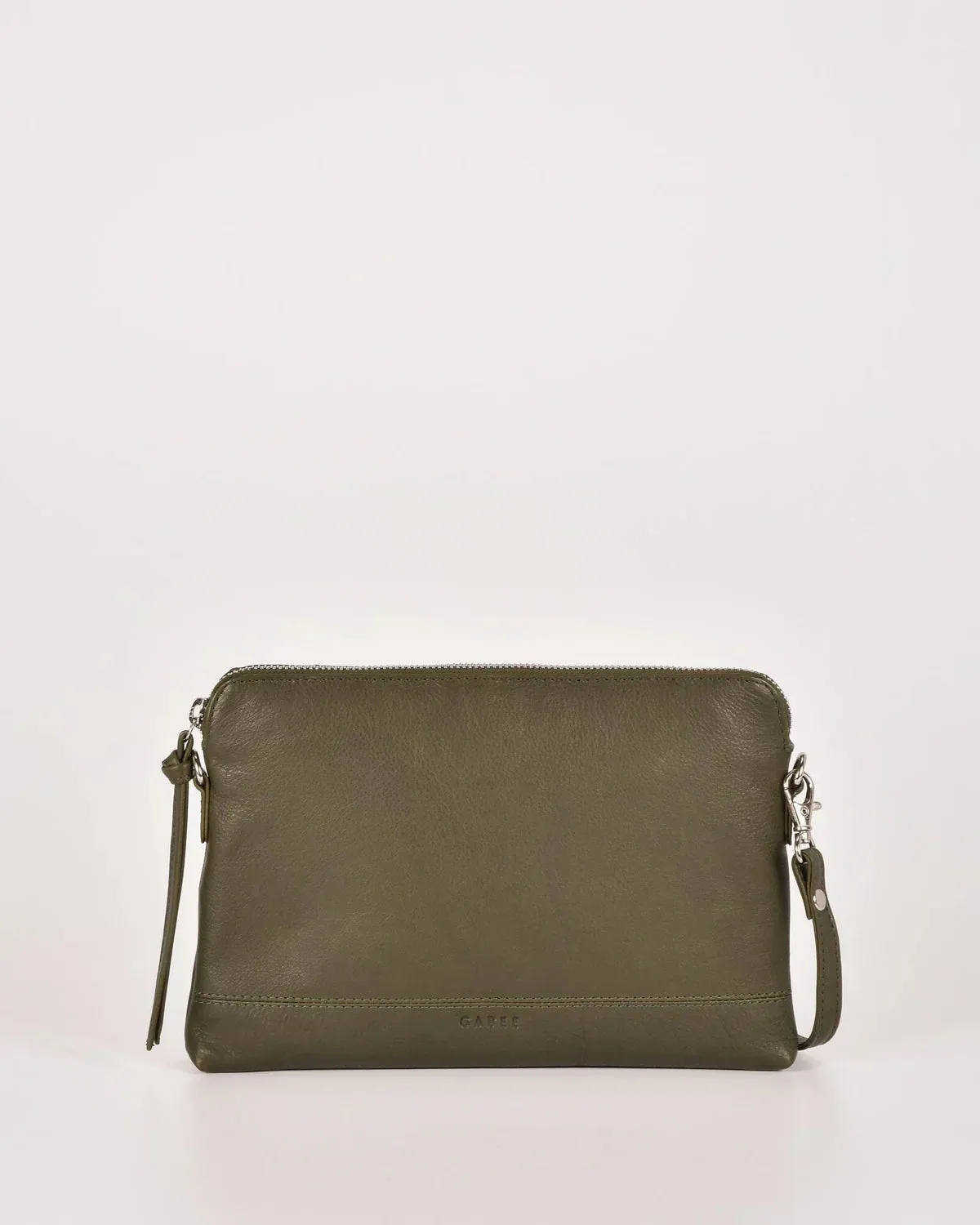 Holly Leather Crossbody Bag Olive