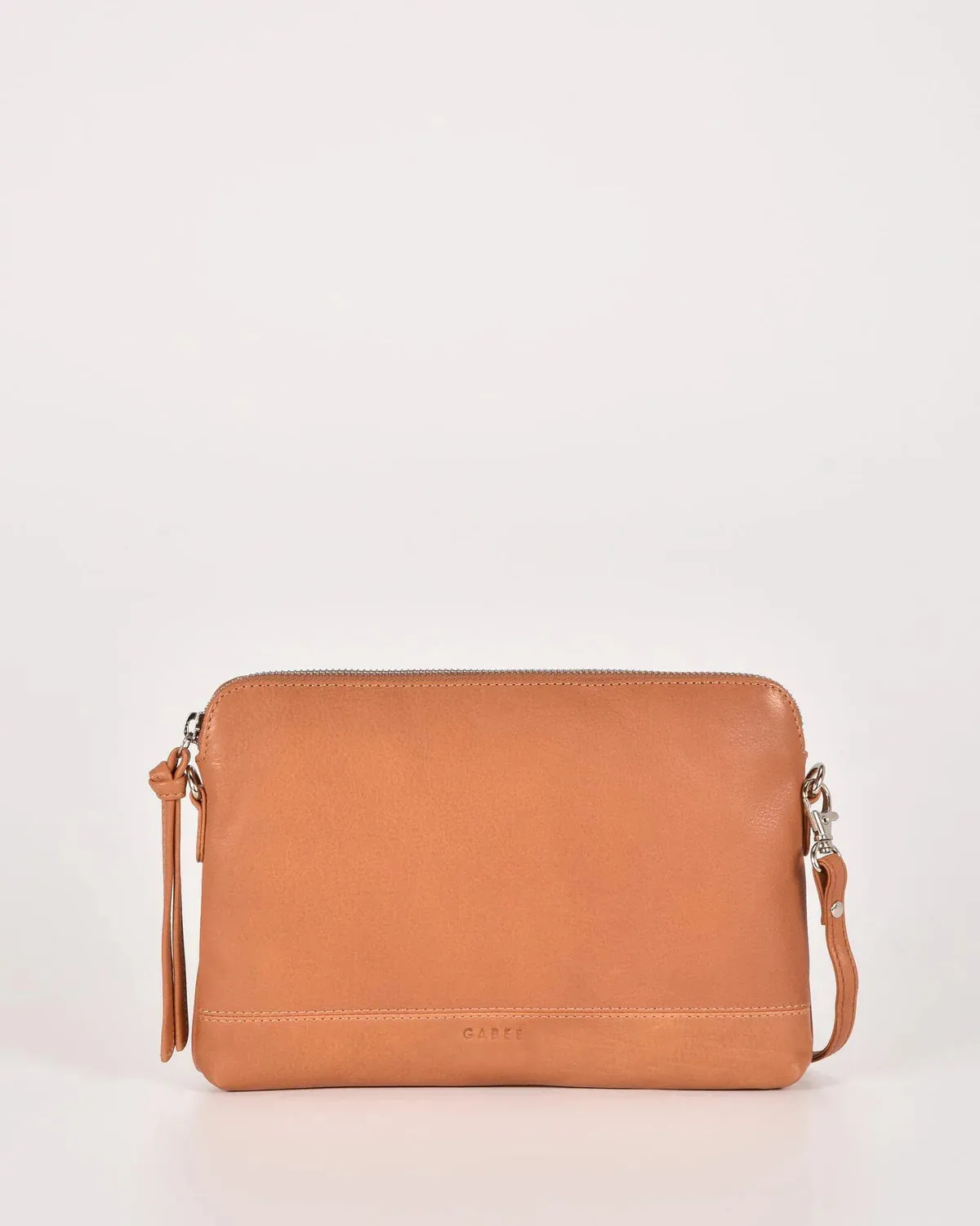 Holly Leather Crossbody Bag Tan