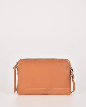 Holly Leather Crossbody Bag Tan