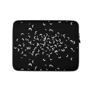 Holographic Moon Glitter Laptop Sleeve