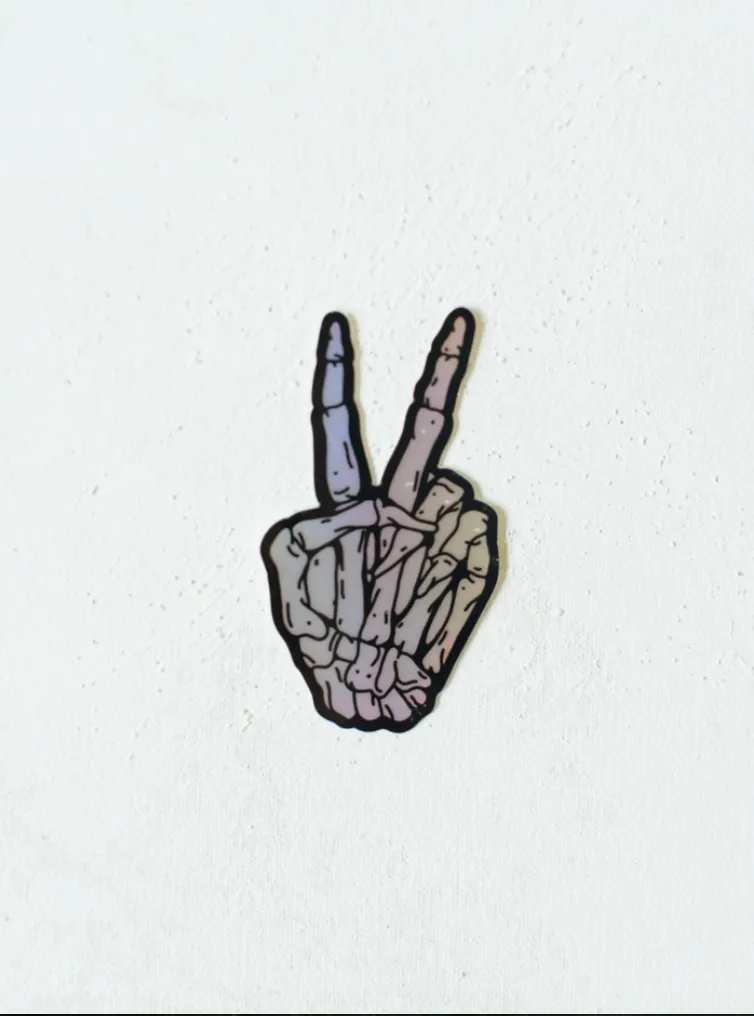 Holographic Skeleton Sticker