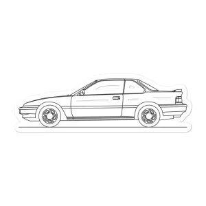 Honda Prelude III Silhouette Sticker