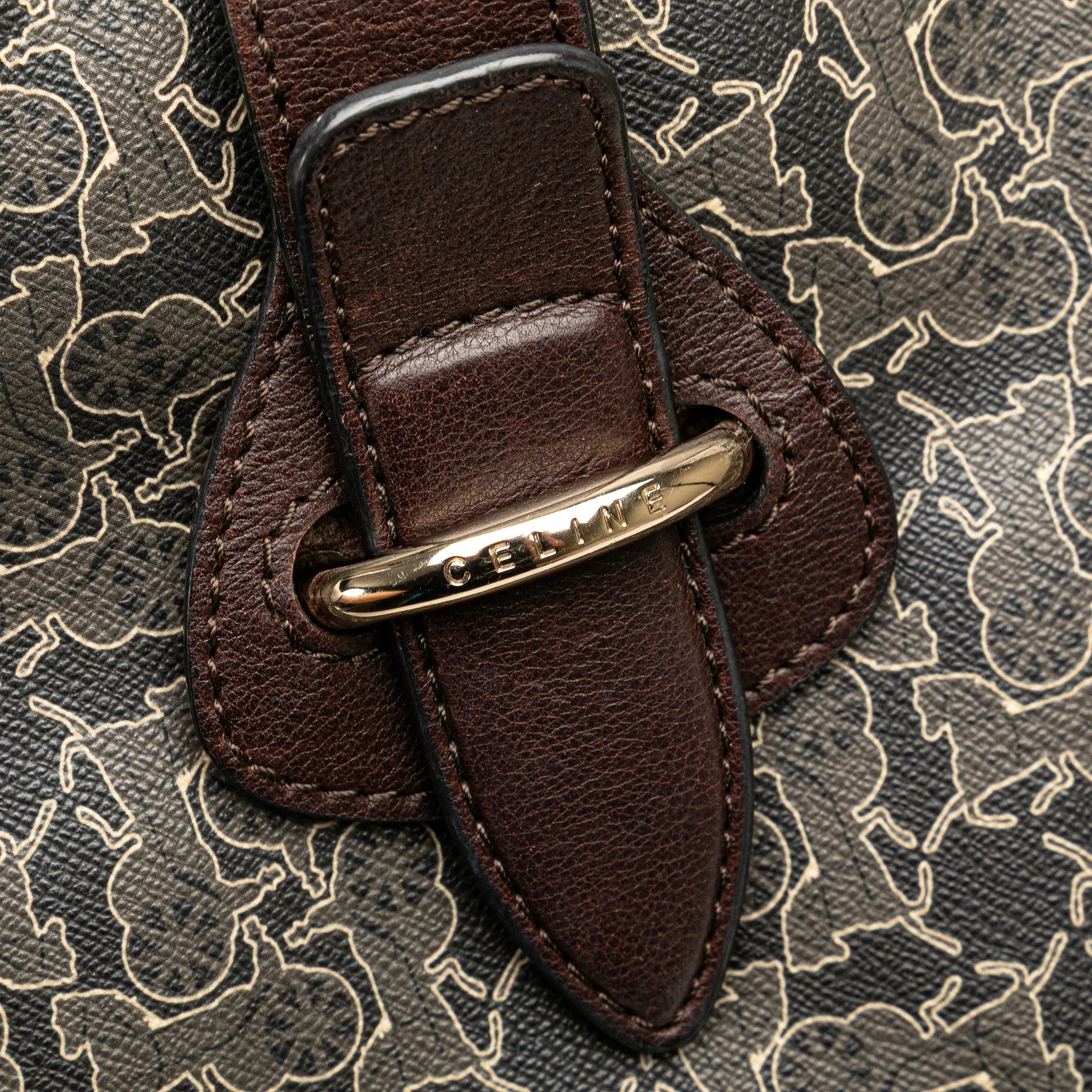 Horse Carriage Coated Canvas Tote