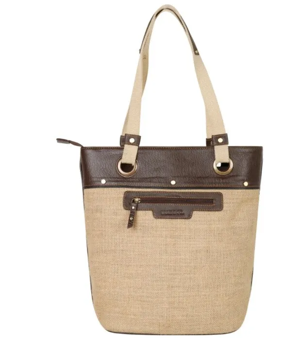 Horse Head Equestrian Leather Tote Bag