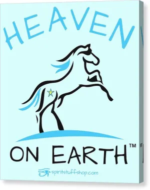 Horse Heaven On Earth - Canvas Print