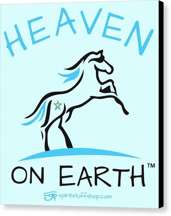 Horse Heaven On Earth - Canvas Print