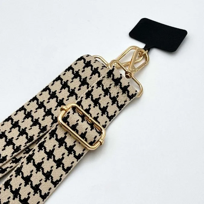 Houndstooth Woven Strap