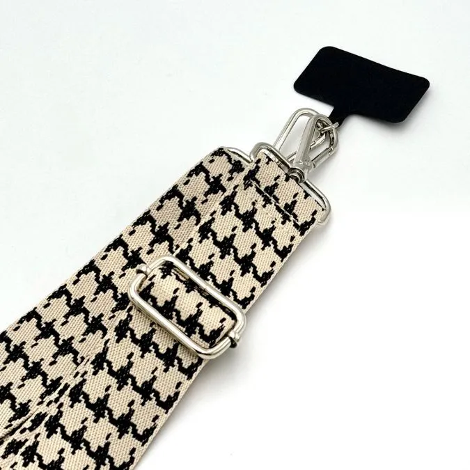 Houndstooth Woven Strap