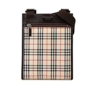 House Check Canvas Crossbody