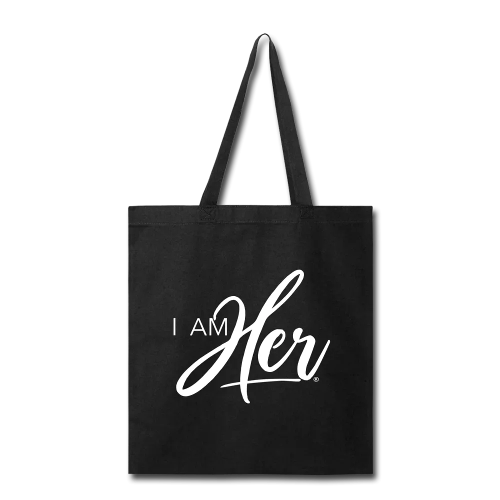 I AM HER - Women's Canvas Tote Bag