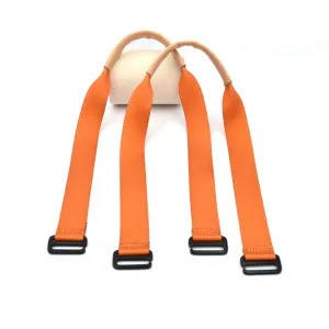 India Orange Tote Straps