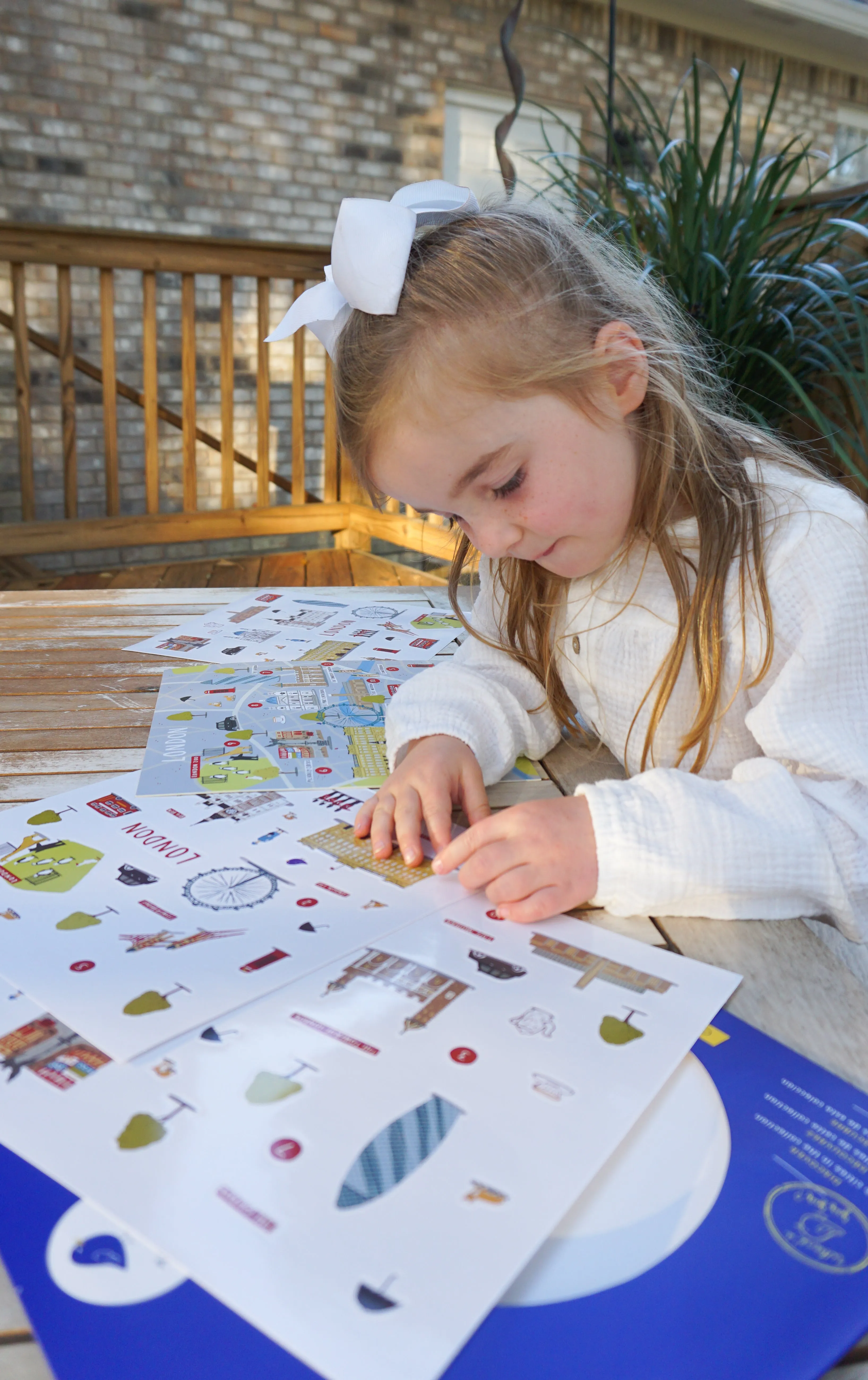 Jaq Jaq Bird Little World Travelers Reusable Sticker Set - Explore Global Cities