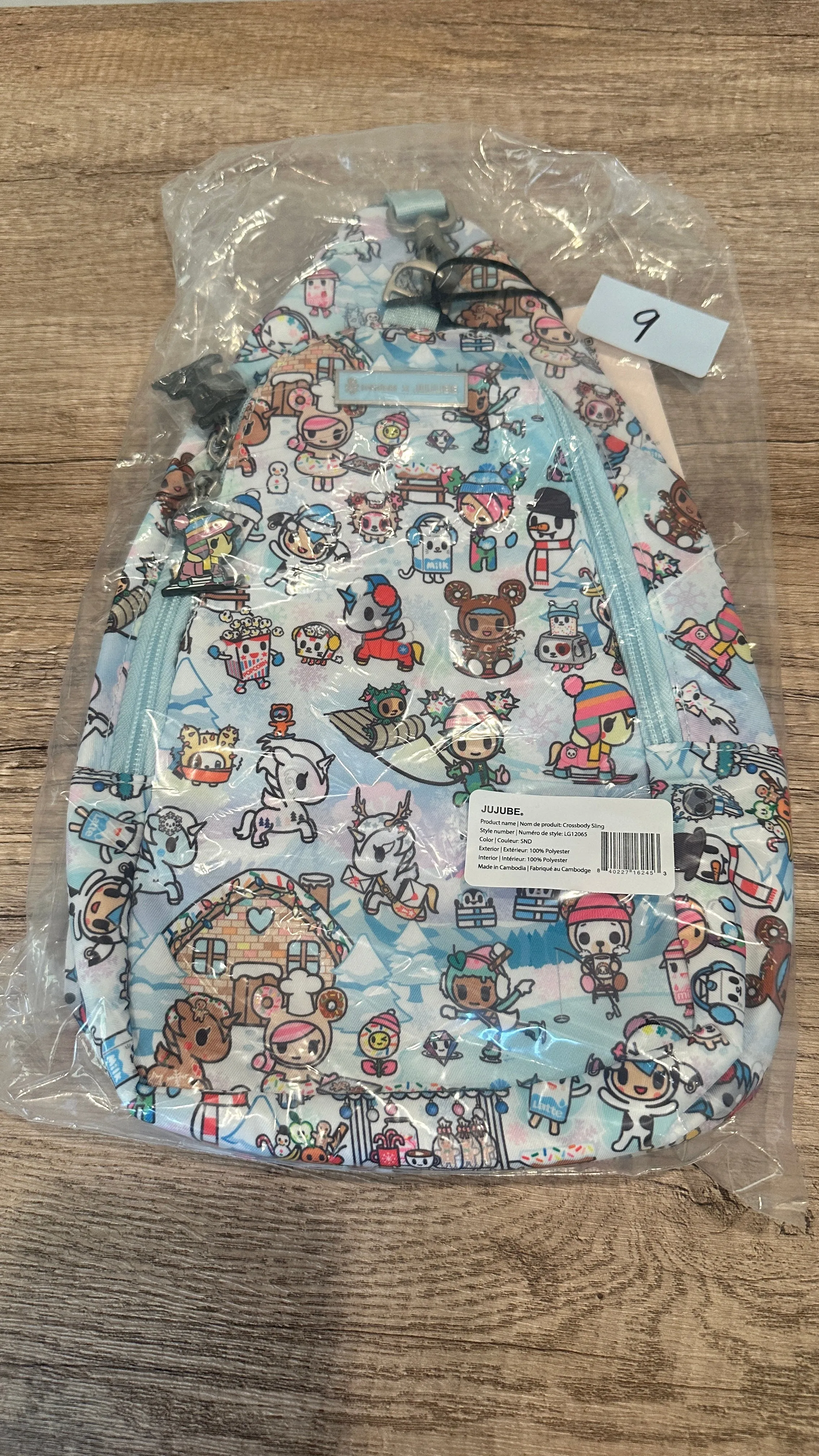 Jujube x Toki Doki Crossbody Sling in Snow Day
