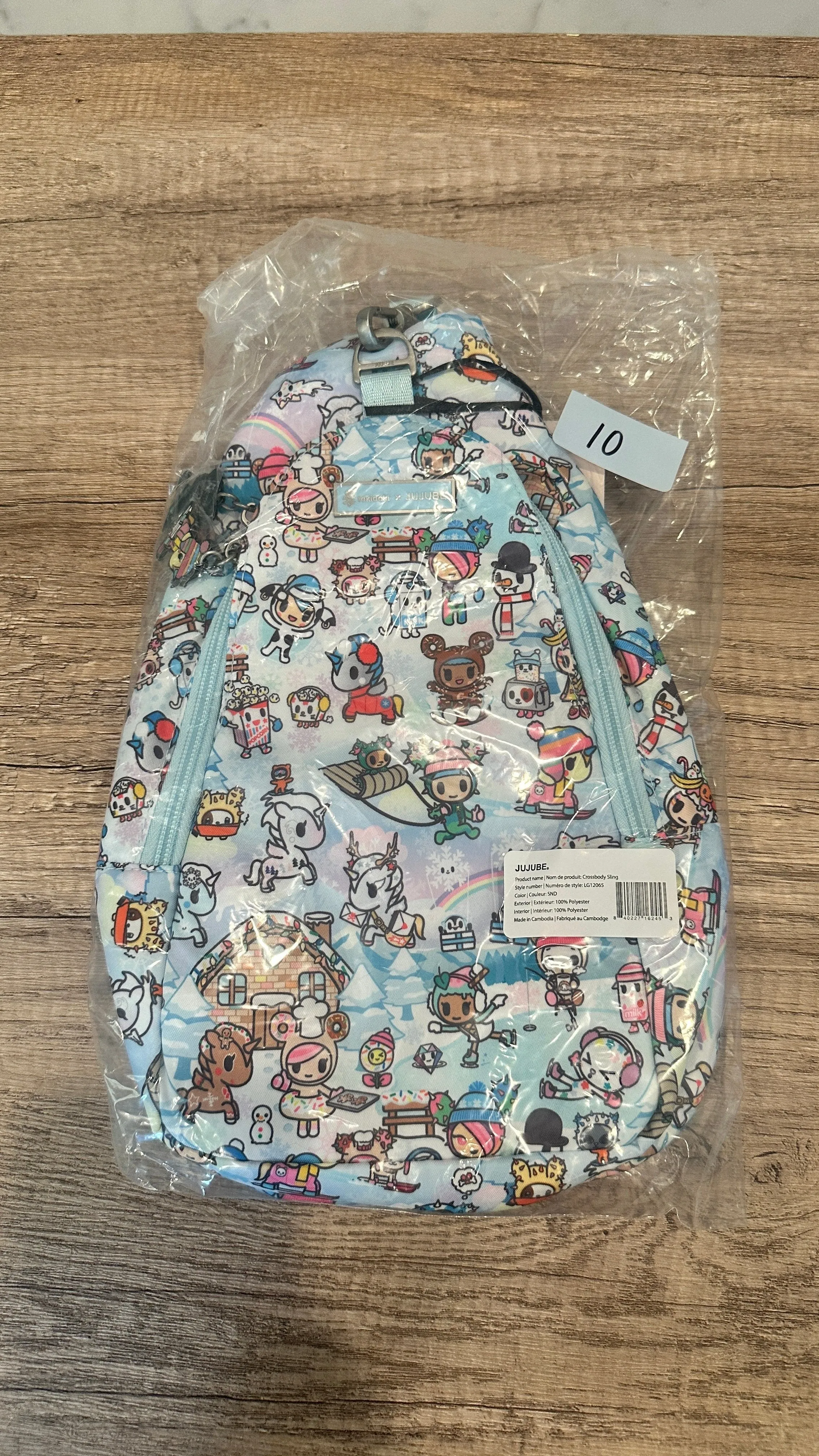 Jujube x Toki Doki Crossbody Sling in Snow Day