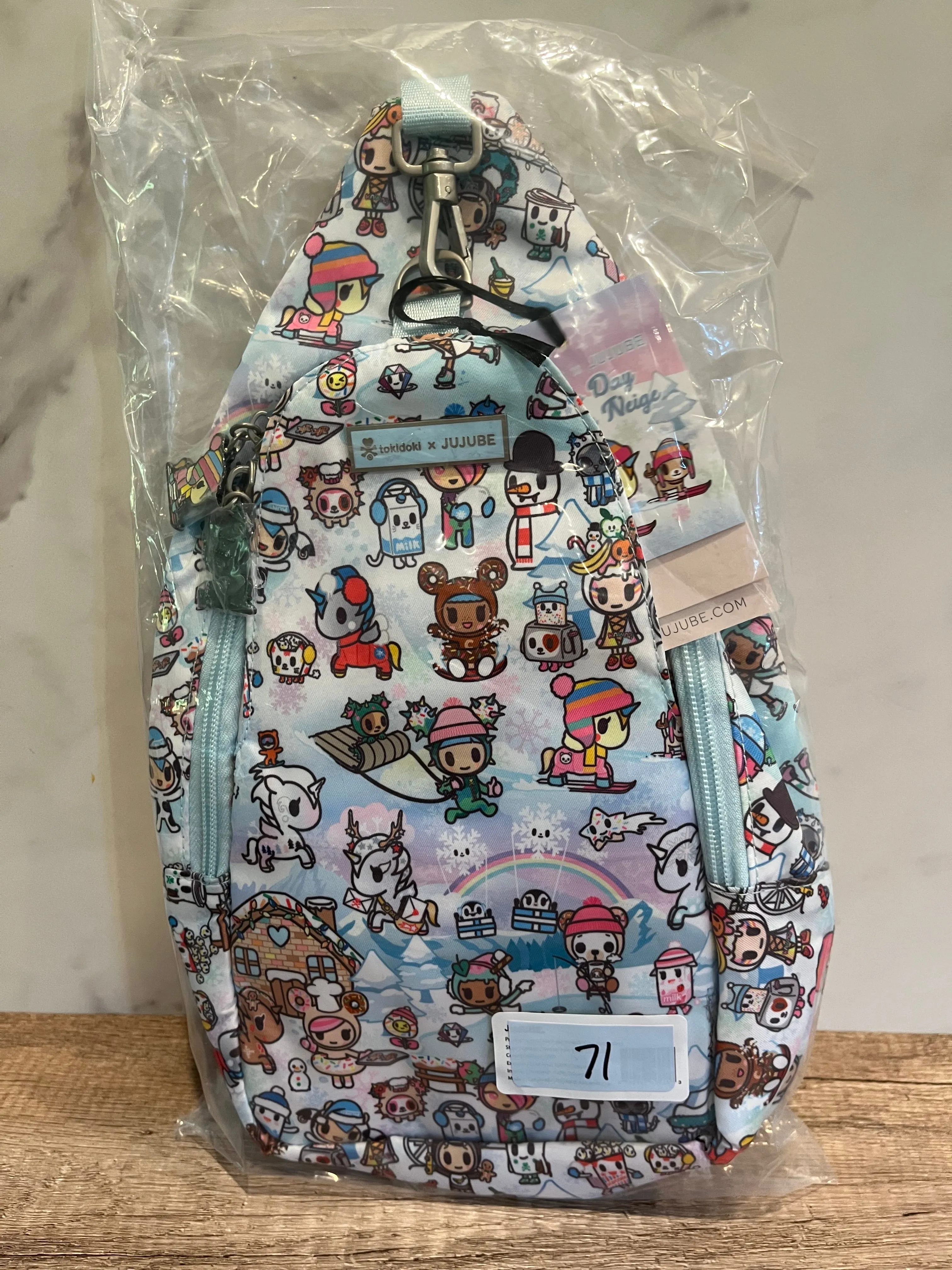 Jujube x Toki Doki Crossbody Sling in Snow Day
