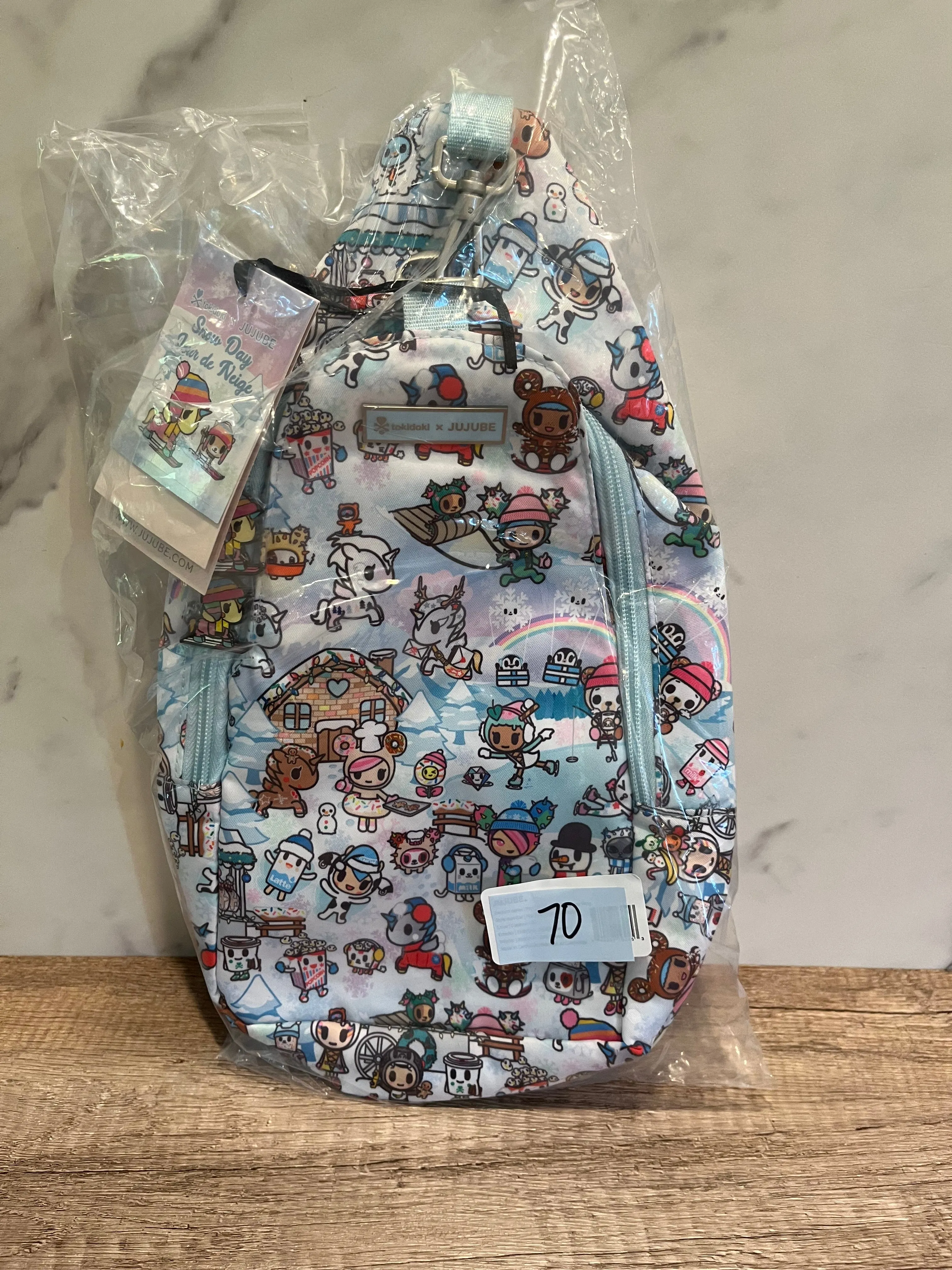 Jujube x Toki Doki Crossbody Sling in Snow Day