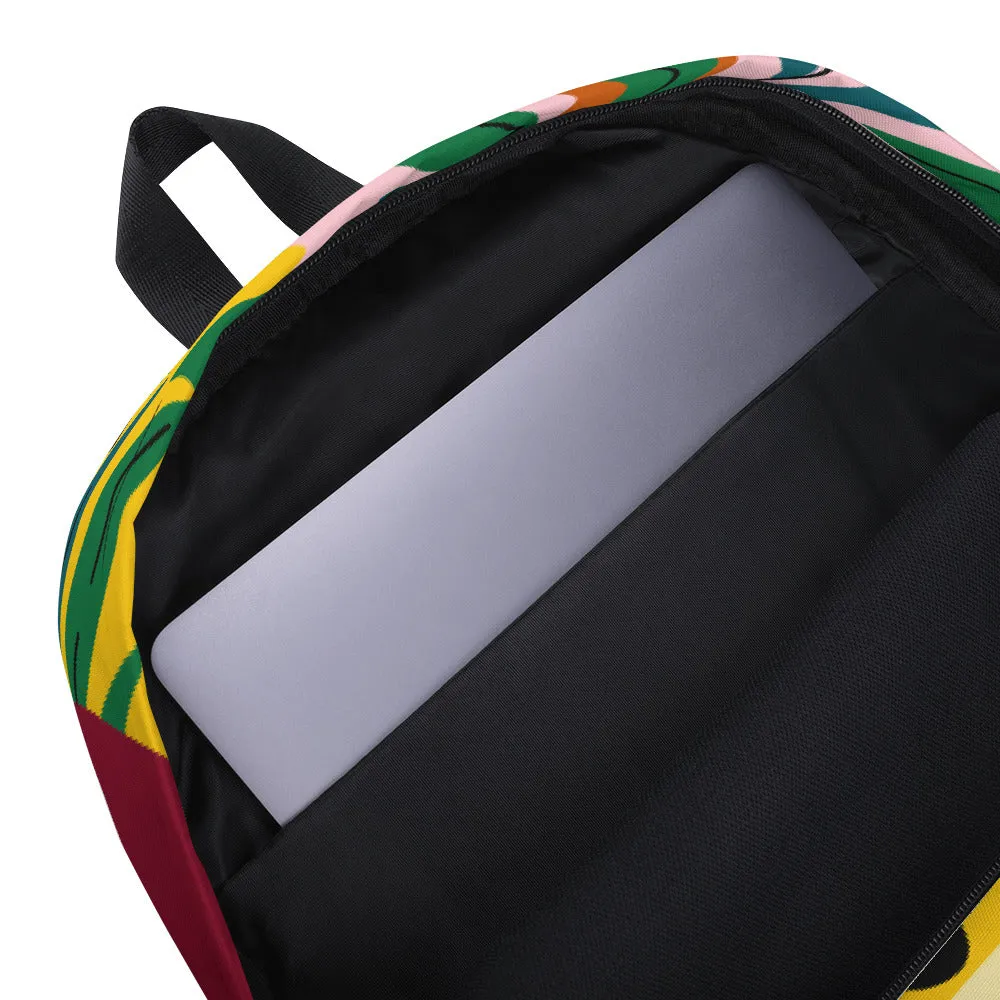 JUNGLE - WATER-RESISTANT BACKPACK WITH LAPTOP POCKET