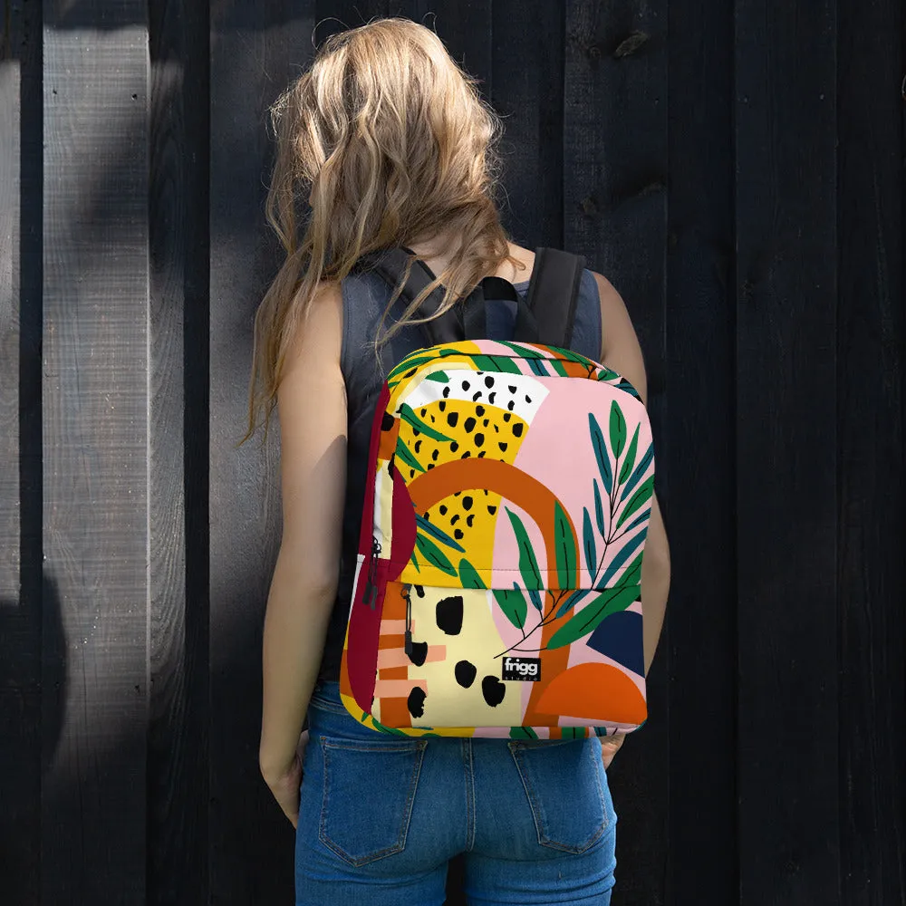 JUNGLE - WATER-RESISTANT BACKPACK WITH LAPTOP POCKET