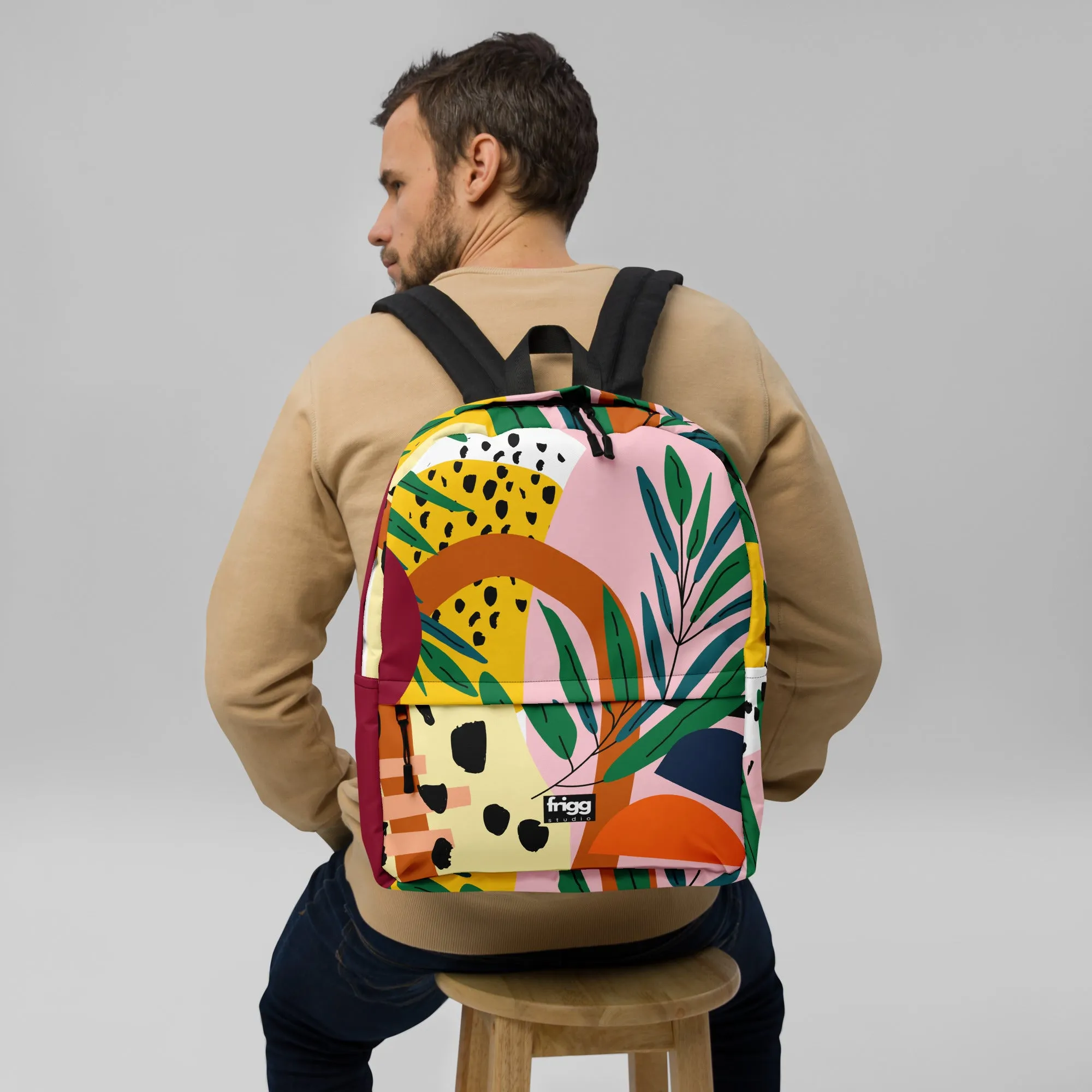 JUNGLE - WATER-RESISTANT BACKPACK WITH LAPTOP POCKET