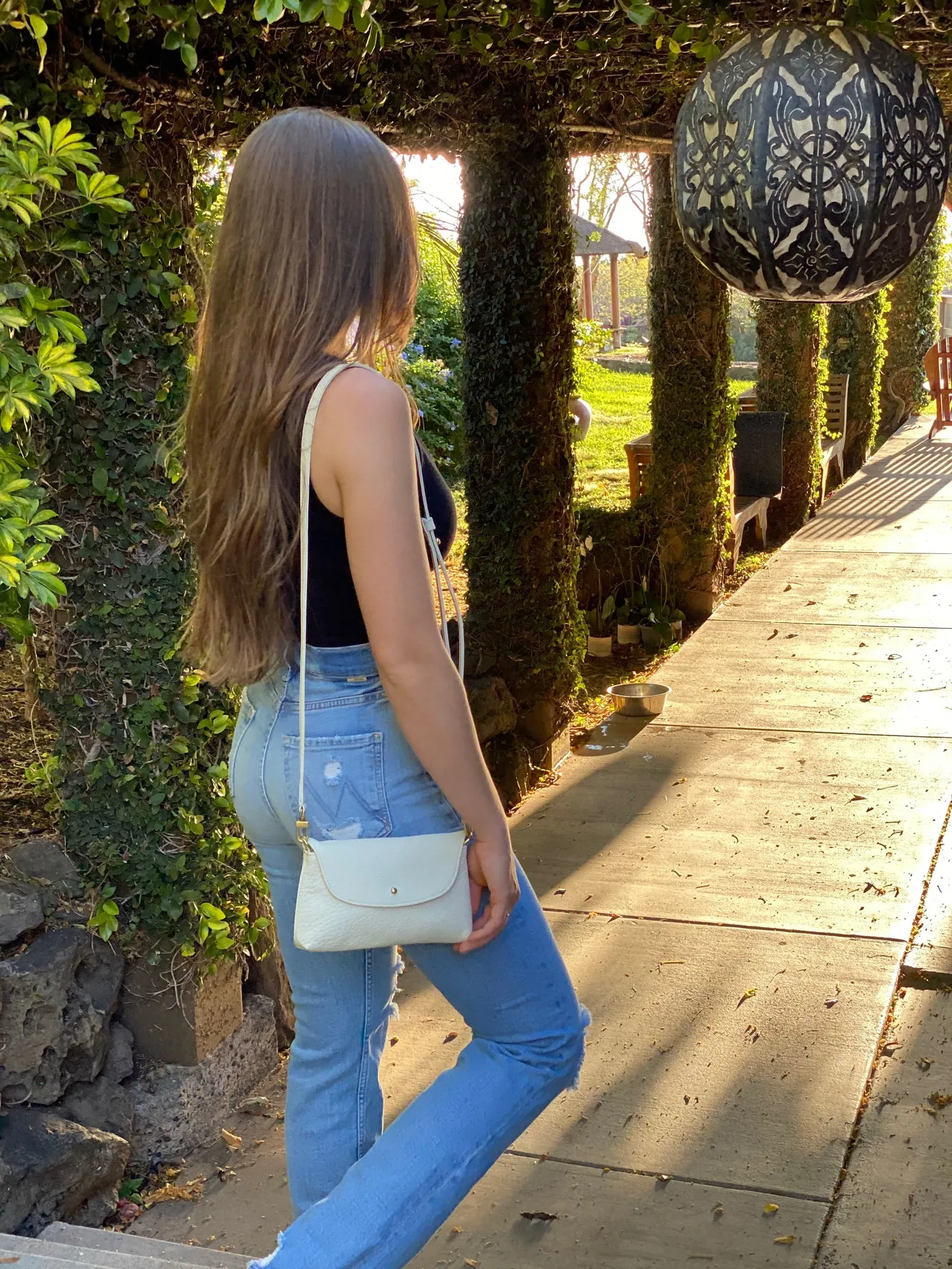 Kaanapali Crossbody Bag in Milk